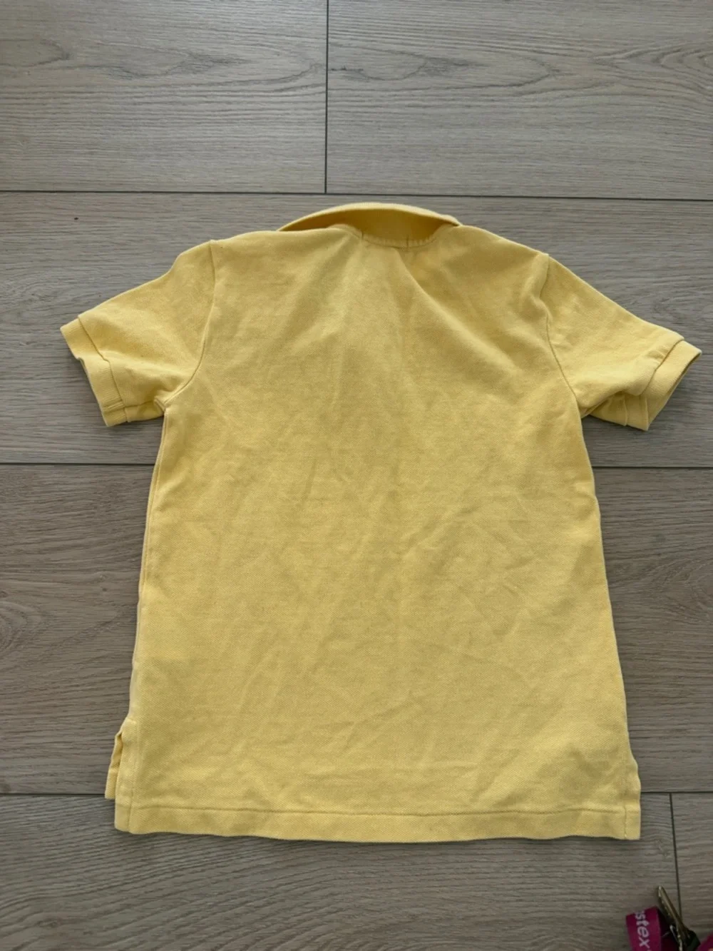 Ralph Lauren Yellow Polo Shirt with Teal Pony - Kids